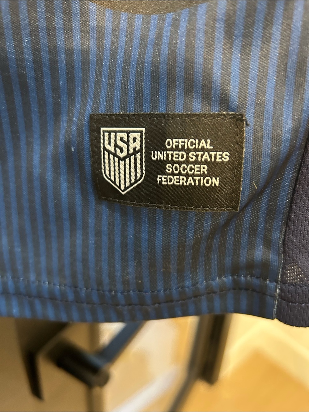 2023 USA Soccer Federation Tee - Navy with Red Trim. Size Medium - Picture 8 of 10